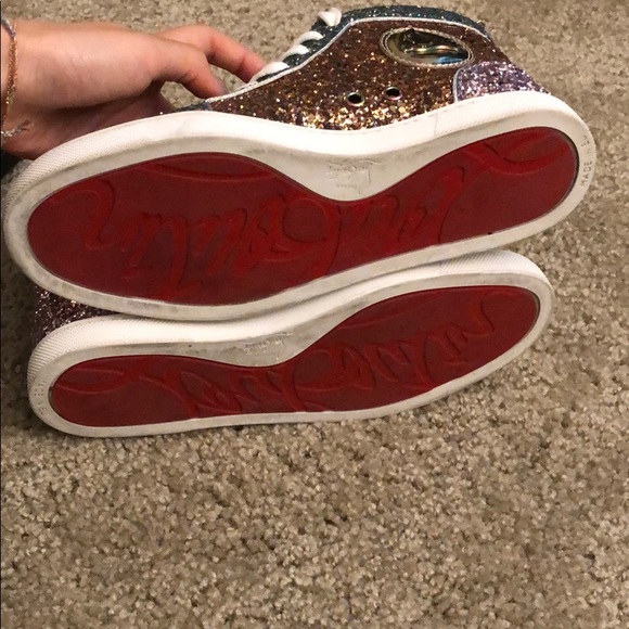 Christian louboutin glitter sneakers - Picture 5 of 6
